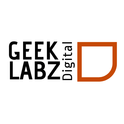 image of the geeklabz digital logo in dark